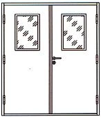 Double Fire Door