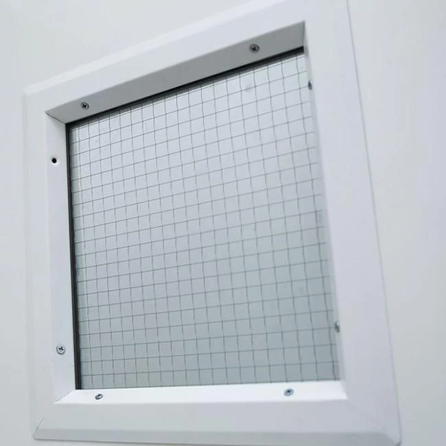 90mins WHI Fire Rated Doors With Wire Glass And Louver
